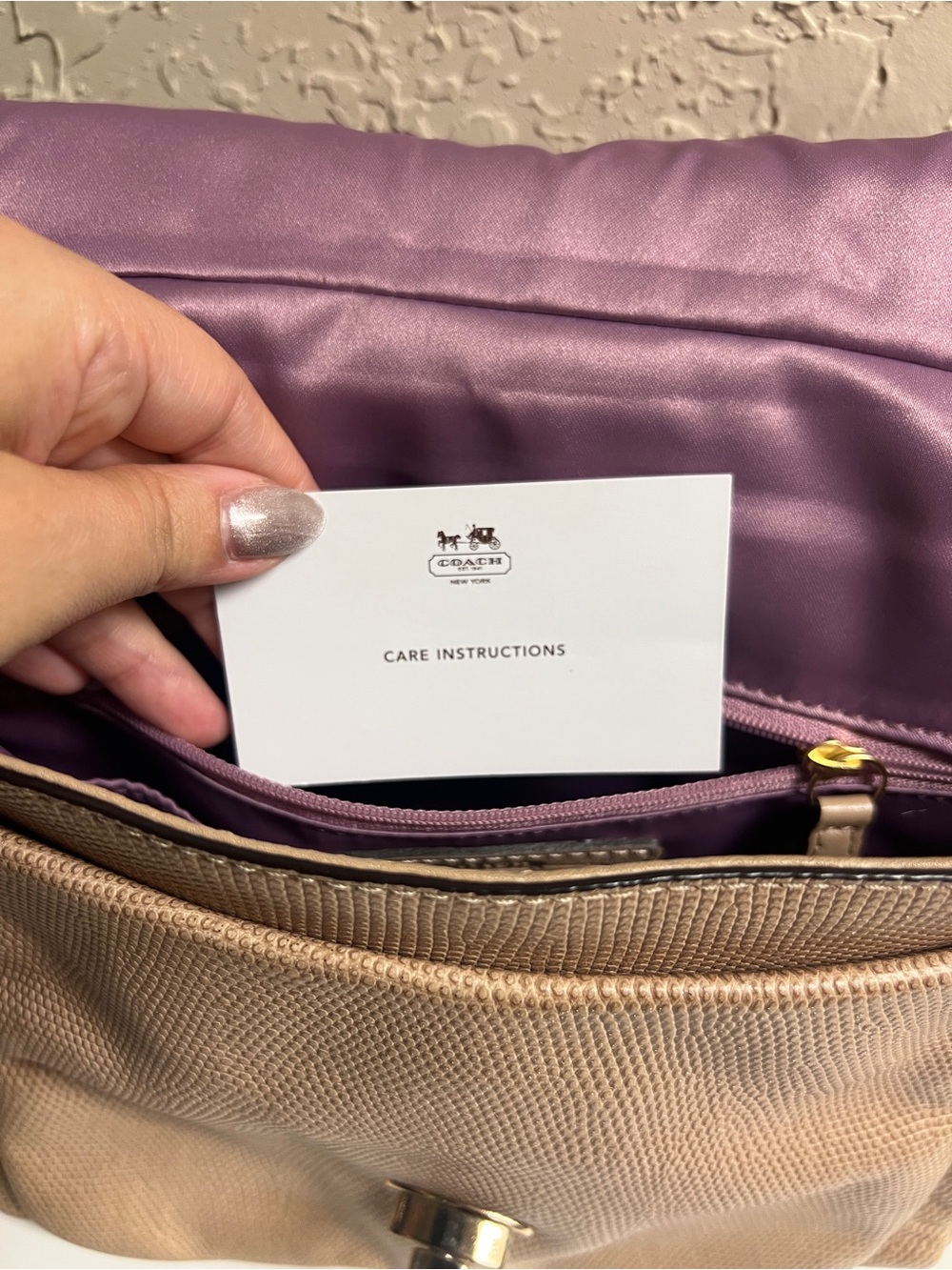 Coach Glitter Madison Sadie Flap Satchel - Picture 12 of 15